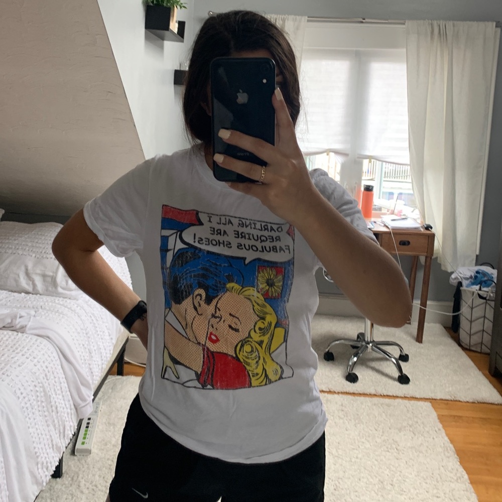 “Darling, all I require are fabulous shoes” shirt